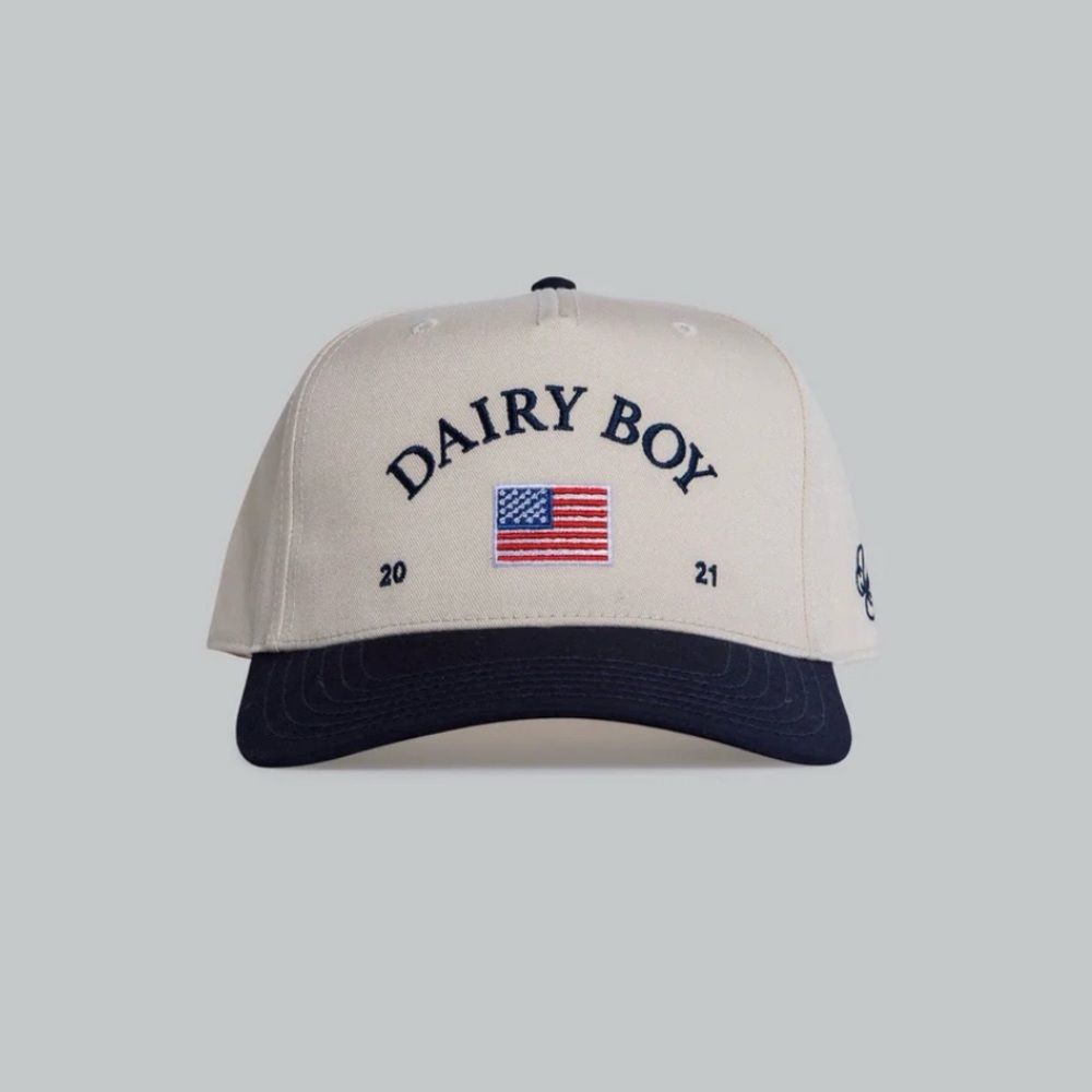 Dairy Boy American Trucker Hat - Navy